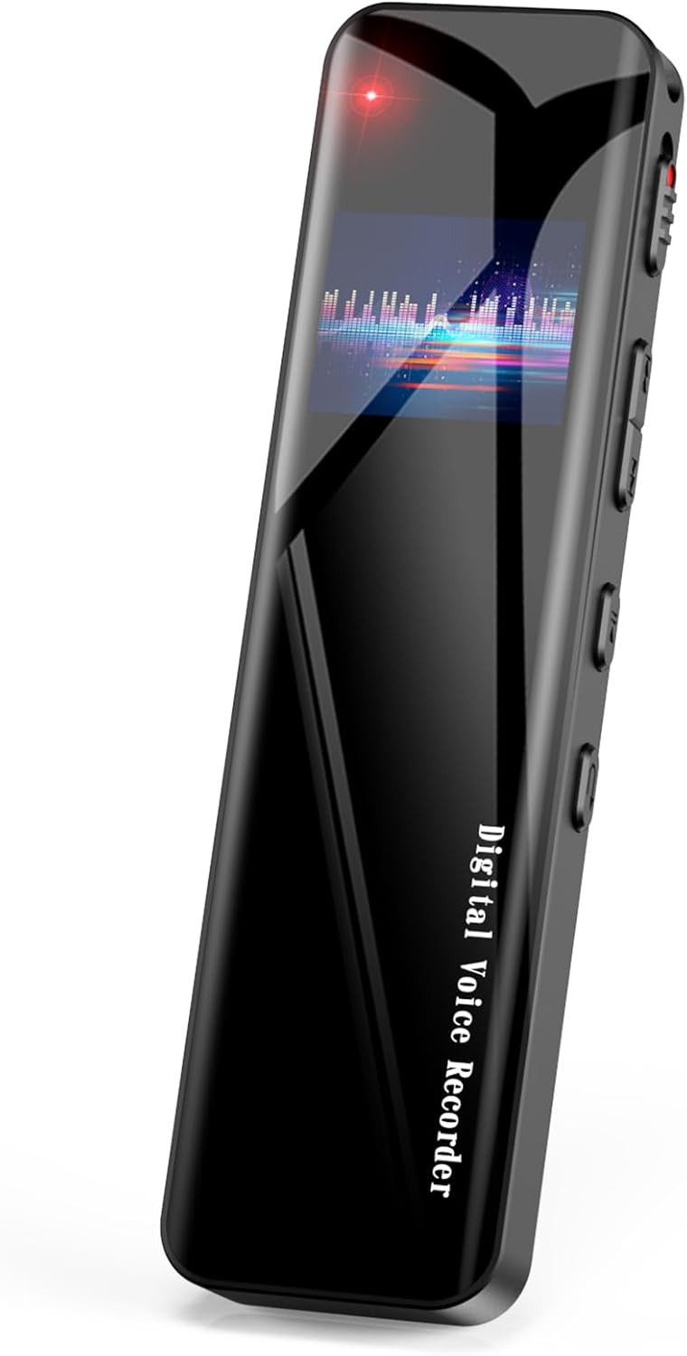 Olycism ボイスレコーダー 16GB 小型 録音機 VOR音声検知機能搭載 ブラック