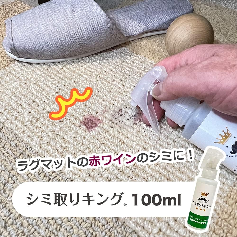 シミ取りスプレー 100ml 家庭用 衣類・じゅうたん・ソファに最適