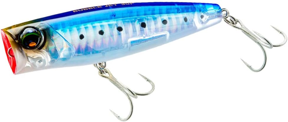 デュエル L-ブルー バブルジェット ポッパー 90〜120mm 23.5〜45g 青物用
