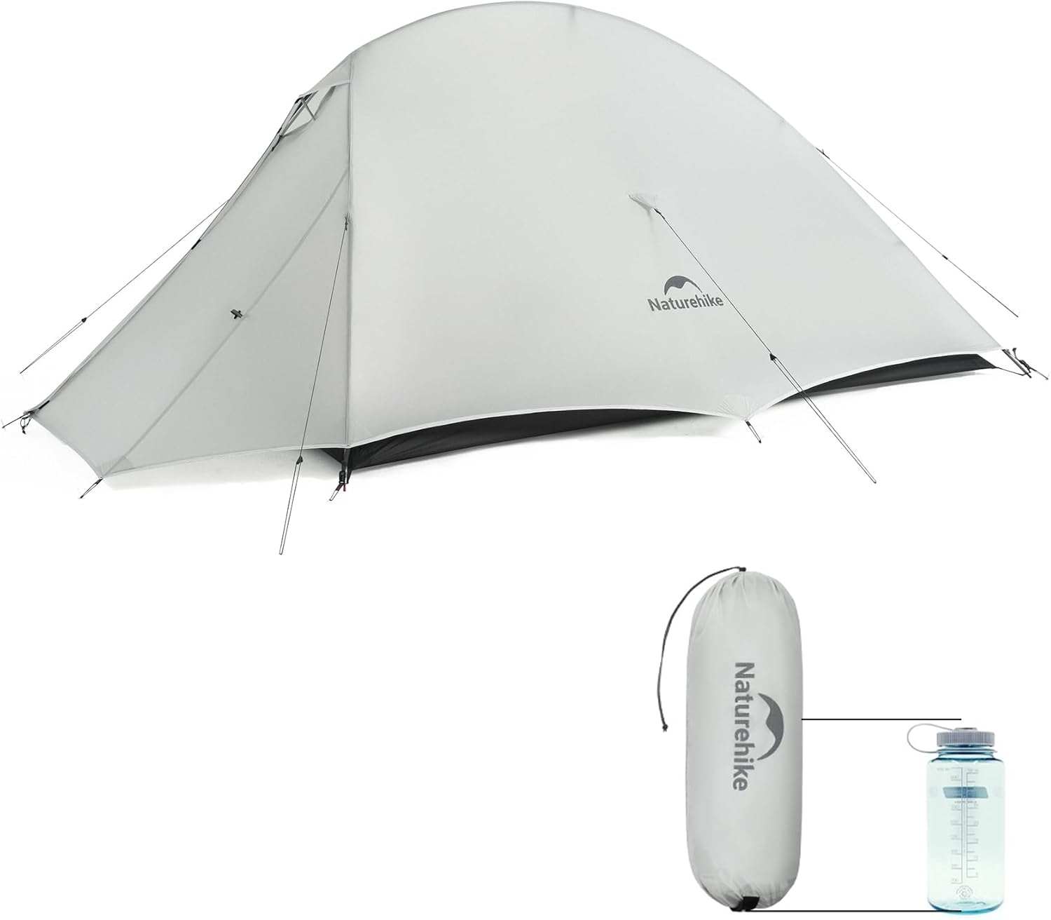 超軽量1/2人用テント・登山用・流線形防風・防雨15Dナイロン・収納バッグ付・三季自立式【新型】