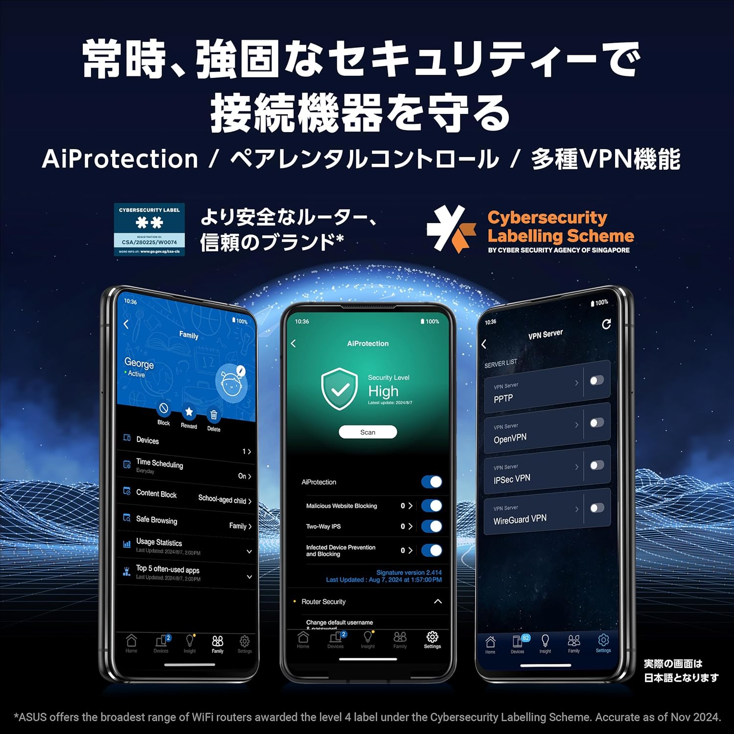 ASUS TUF-AX6000 WiFi6 ルーター ゲーミング用 2.5Gbpsポート対応 国内正規代理店品