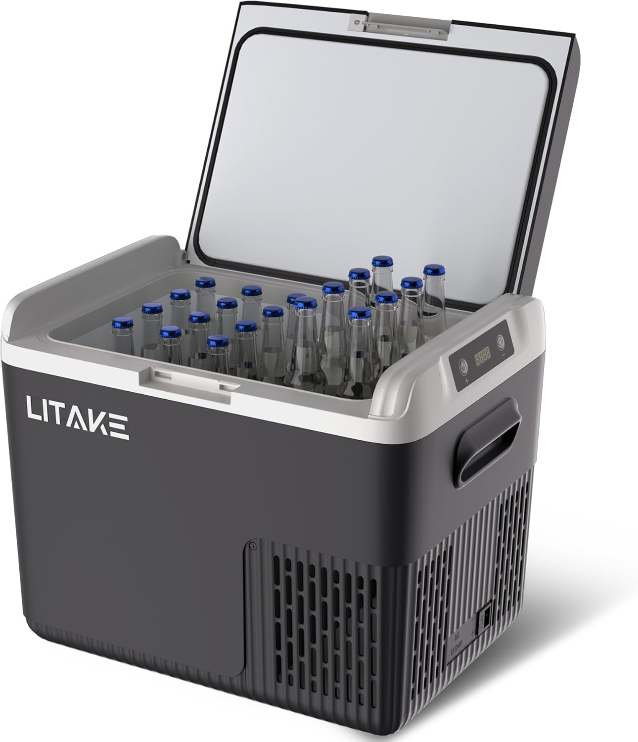 【2025最新】車載冷蔵庫 18L -20℃～20℃ 急速冷凍 3WAY電源対応 ポータブル ブラック