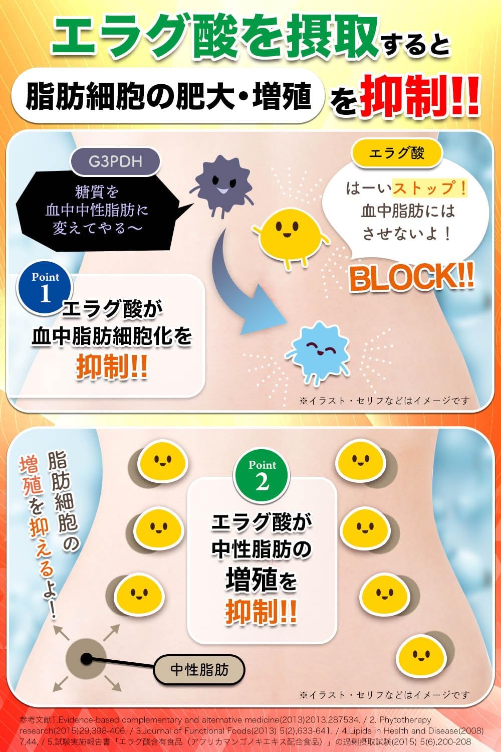 エラグ酸サプリメント 体脂肪・中性脂肪減少サポート 機能性表示食品