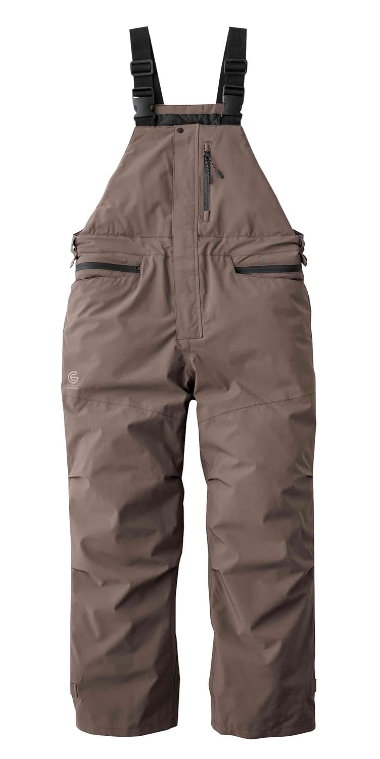 秋冬用防風防水防寒サロペット（アッシュモカ）Lサイズ