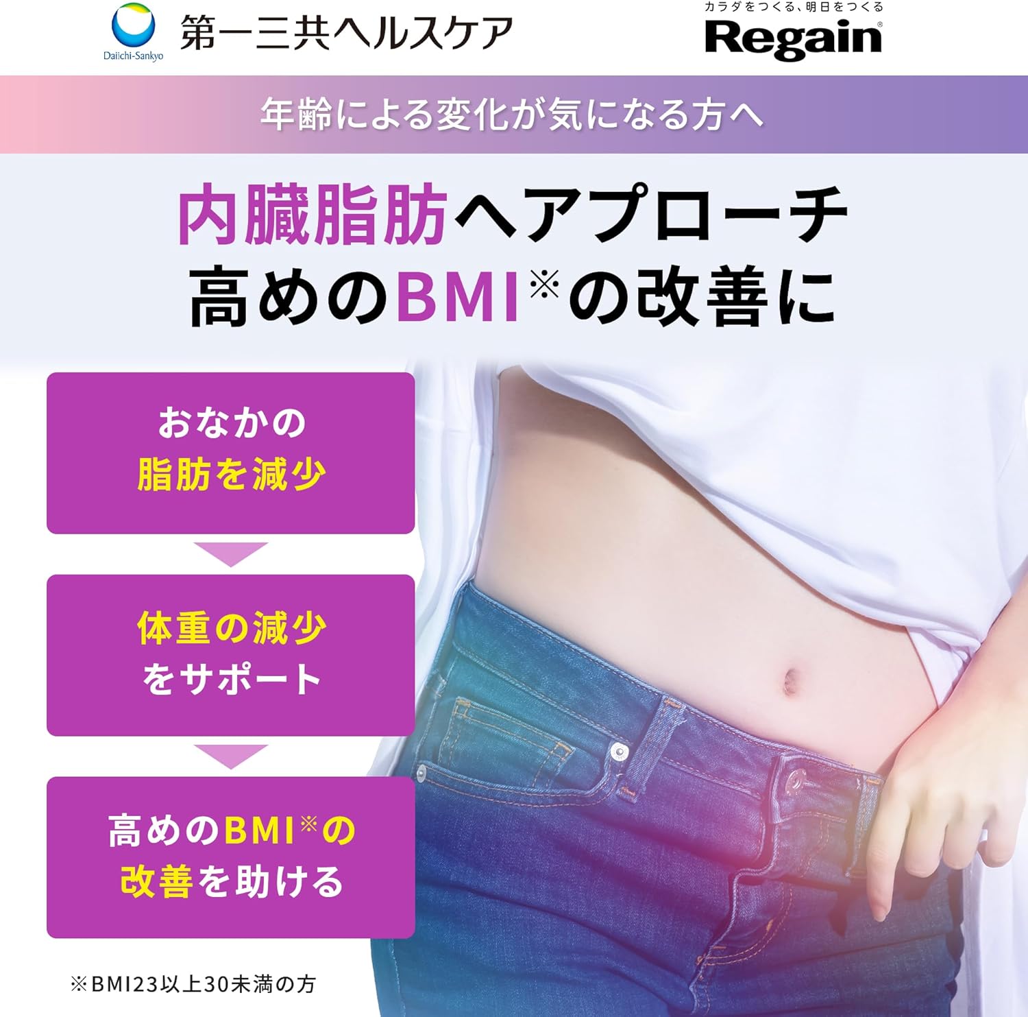 BMI改善 サプリメント リゲイン スリムマネージ 90粒(30日分)