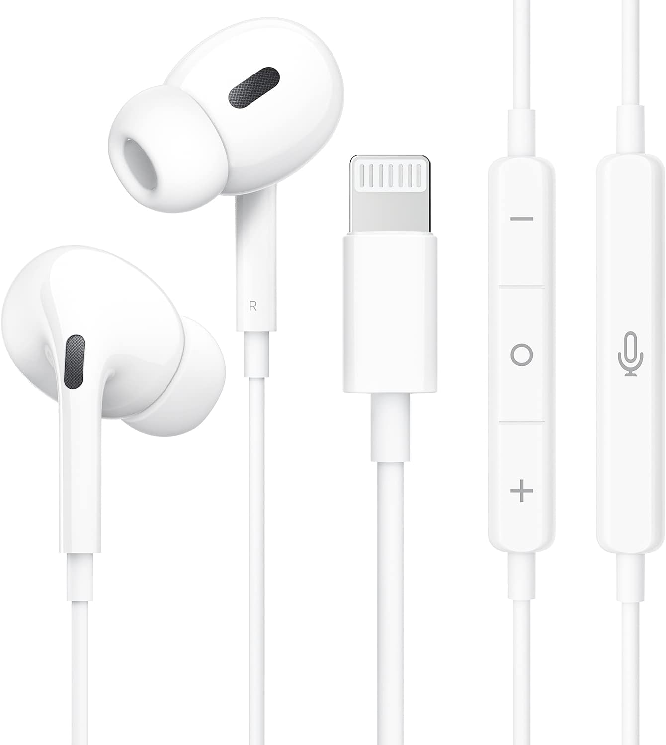 MFi認証 有線カナル型イヤホン HiFi音質 マイク付き 人間工学デザイン 防水防汗 通勤・ランニング用