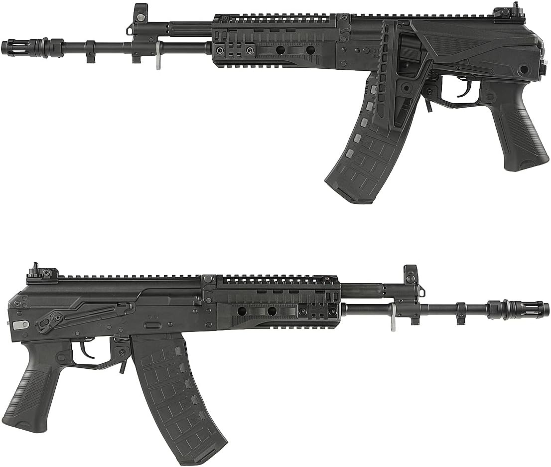 18歳以上向け WELL PRO AK-12M1 BK 電動アサルトライフル ハードガンケース付