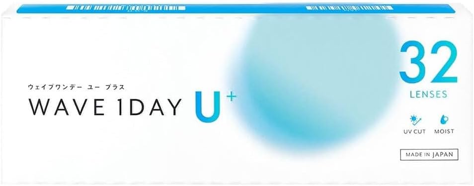 国産SEED社製 1dayコンタクトレンズ WAVEワンデー ユー プラス 32枚入り -4.75【BC】8.8