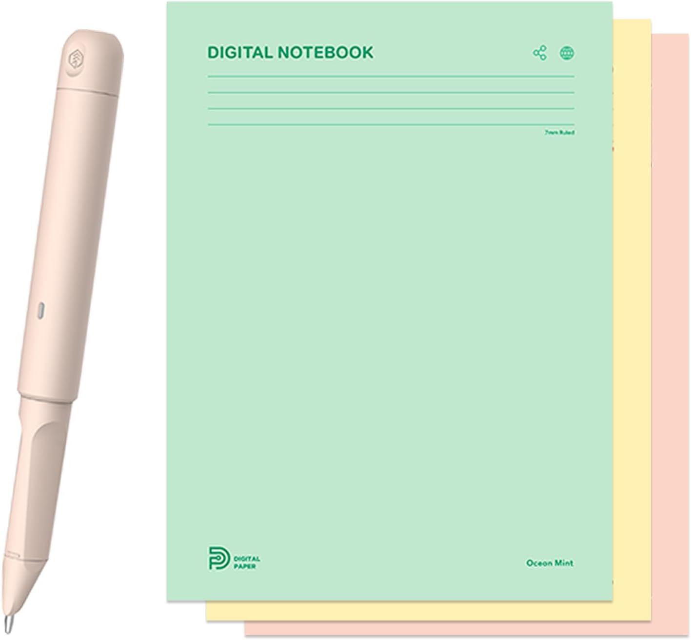 デジタルノートブックセット付き Neo smartpen dimo ピンク - 手書きとAI連携のスマート文具