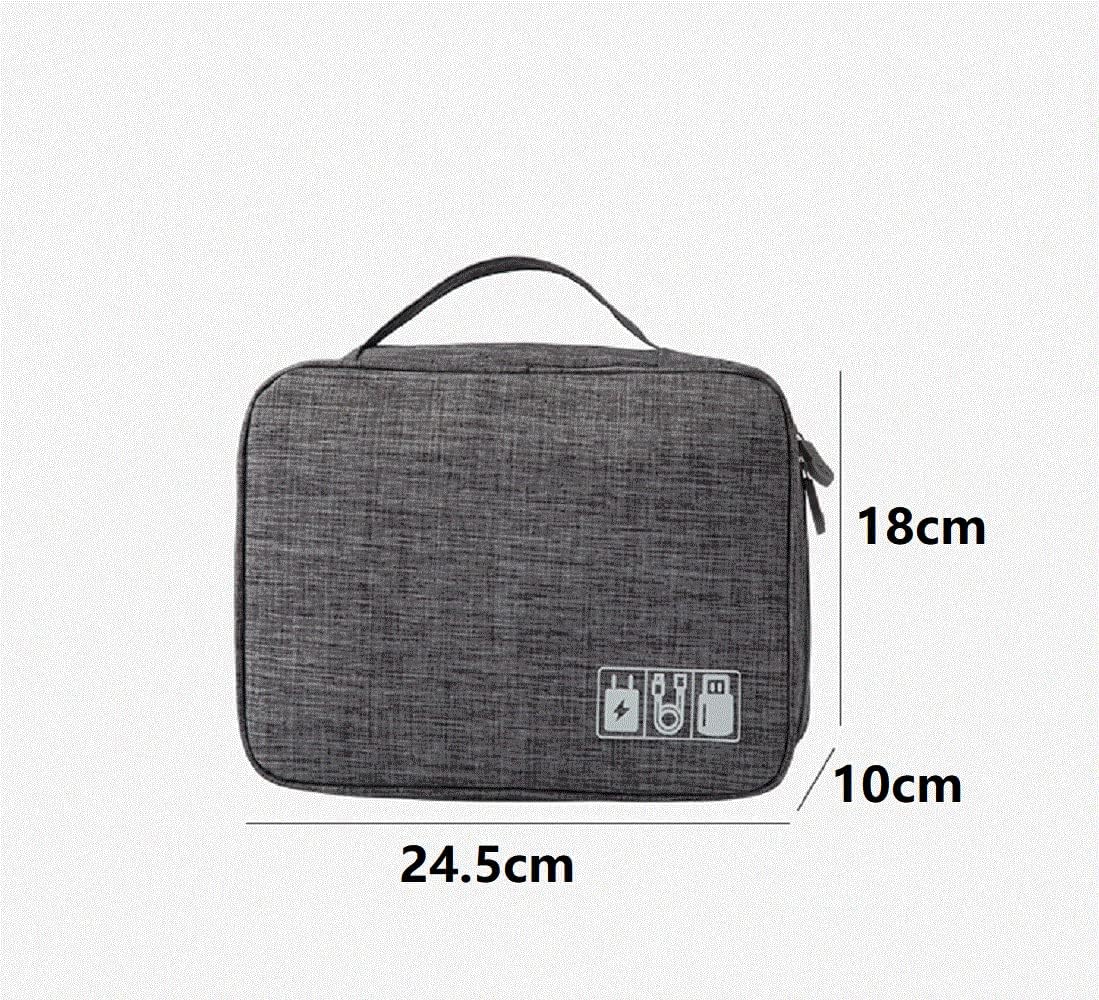 大容量撥水ケーブル収納ポーチ デジタルガジェット用旅行バッグ