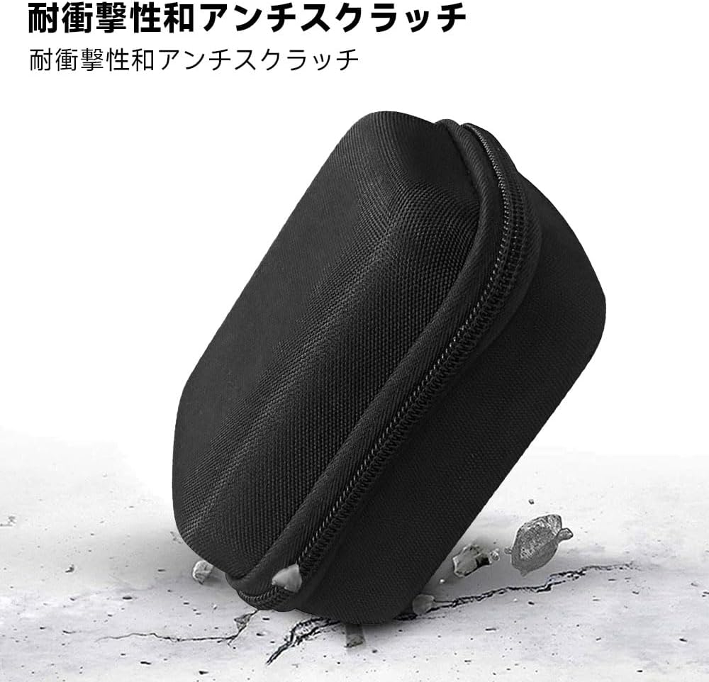 CHUZHAO ヴィンテージミニデジタルカメラ用撥水性キャリングケース（ブラック）全面保護・軽量・衝撃対策