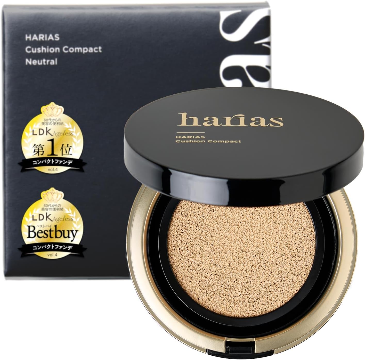 クッションファンデーション (SPF50+/医薬部外品) オークル - HARIAS