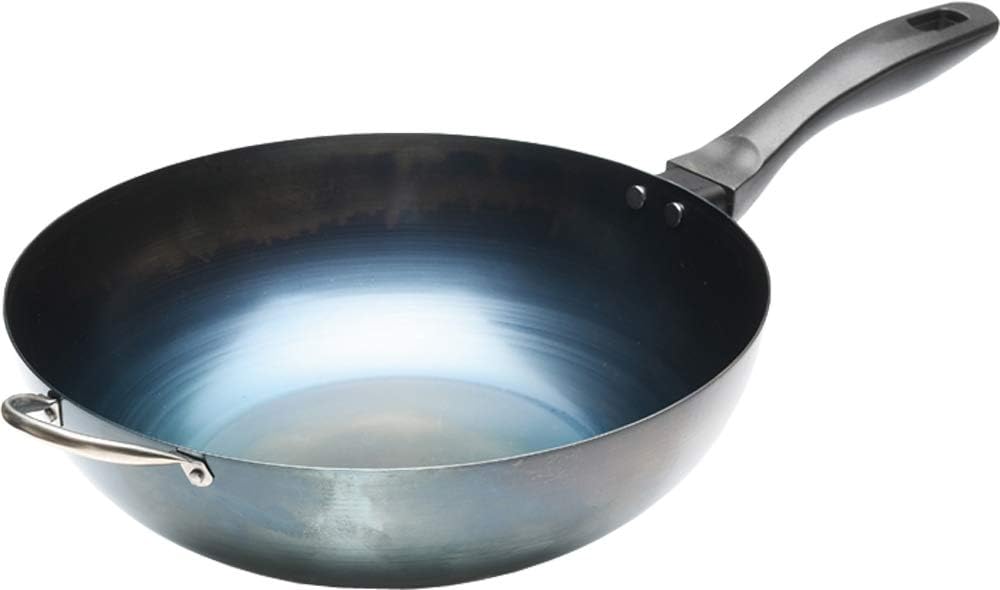 日本製 鉄製 中華鍋 片手 28cm - 藤田金属職人仕上げ