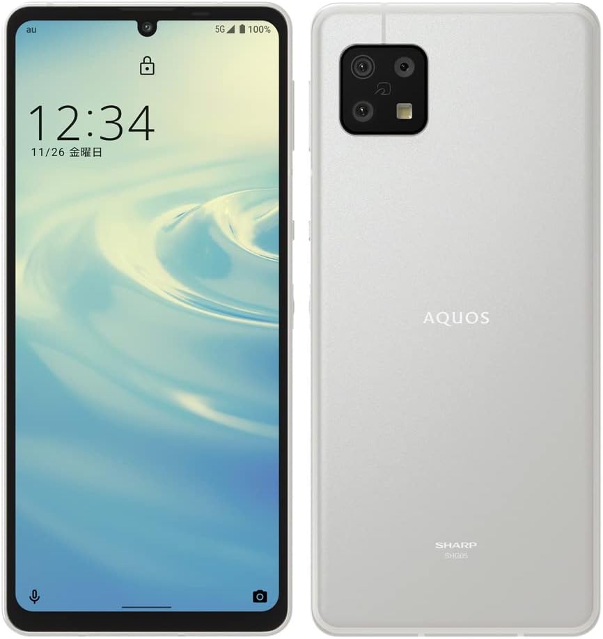 SHARP AQUOS sense6（docomo版/シルバー）64GB/4GB/6.1インチ/4570mAh【整備済み品】