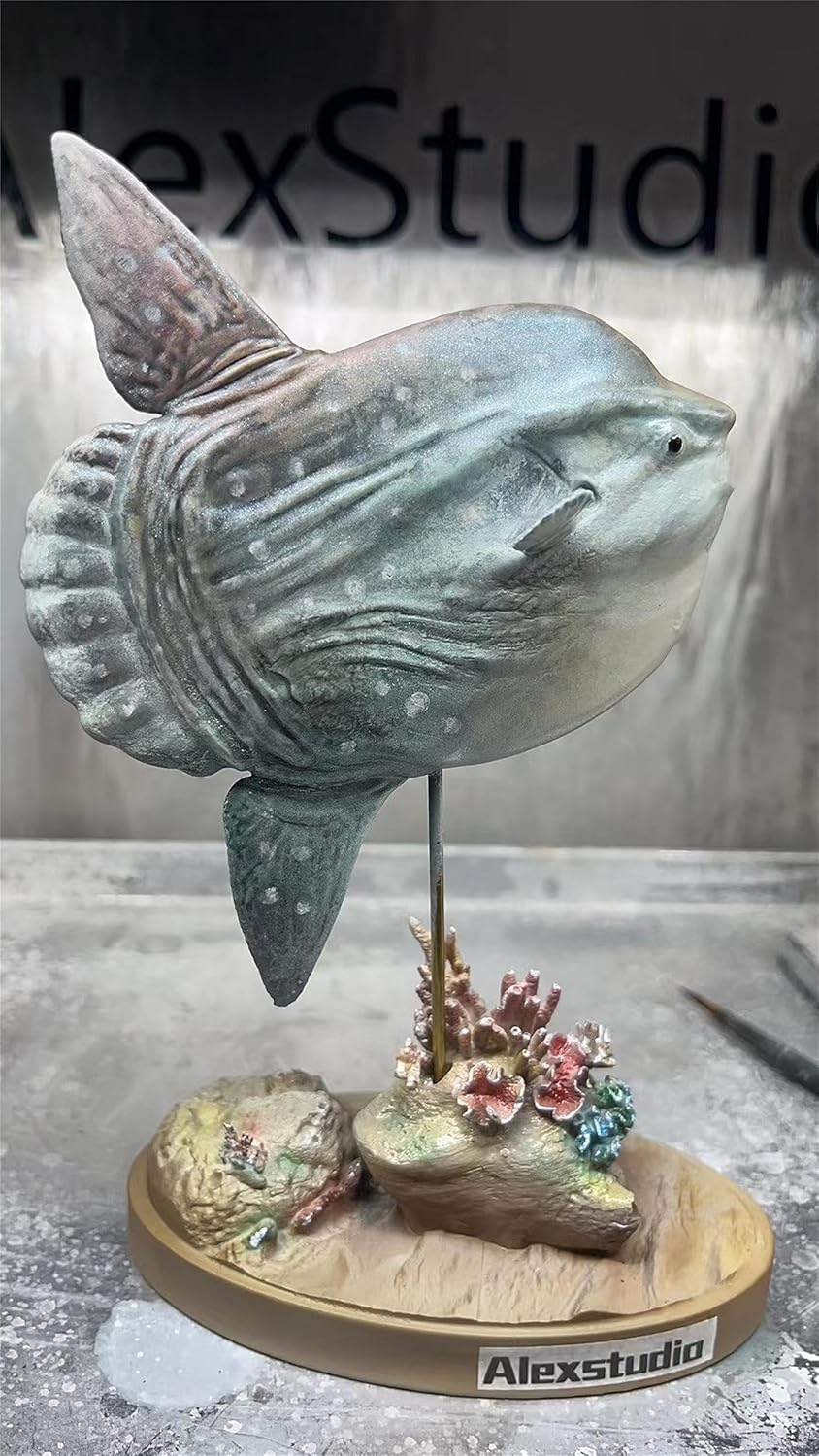 マンボウフィギュア 20cm 樹脂製 完成品 海洋生物コレクター用