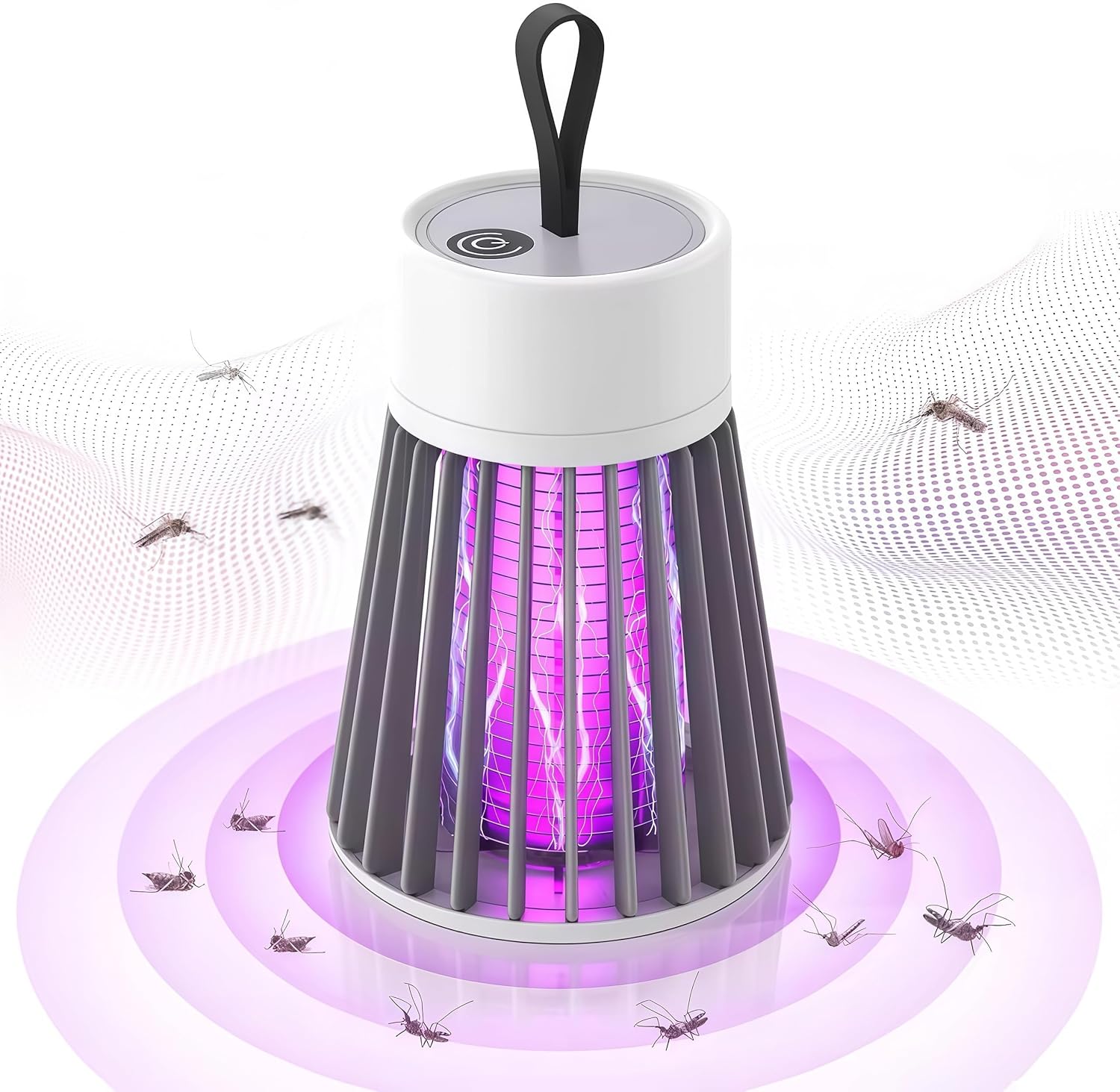 【2025新型】電撃コバエ取り殺虫器 LED誘虫灯 室内外兼用 静音・省エネ・無害