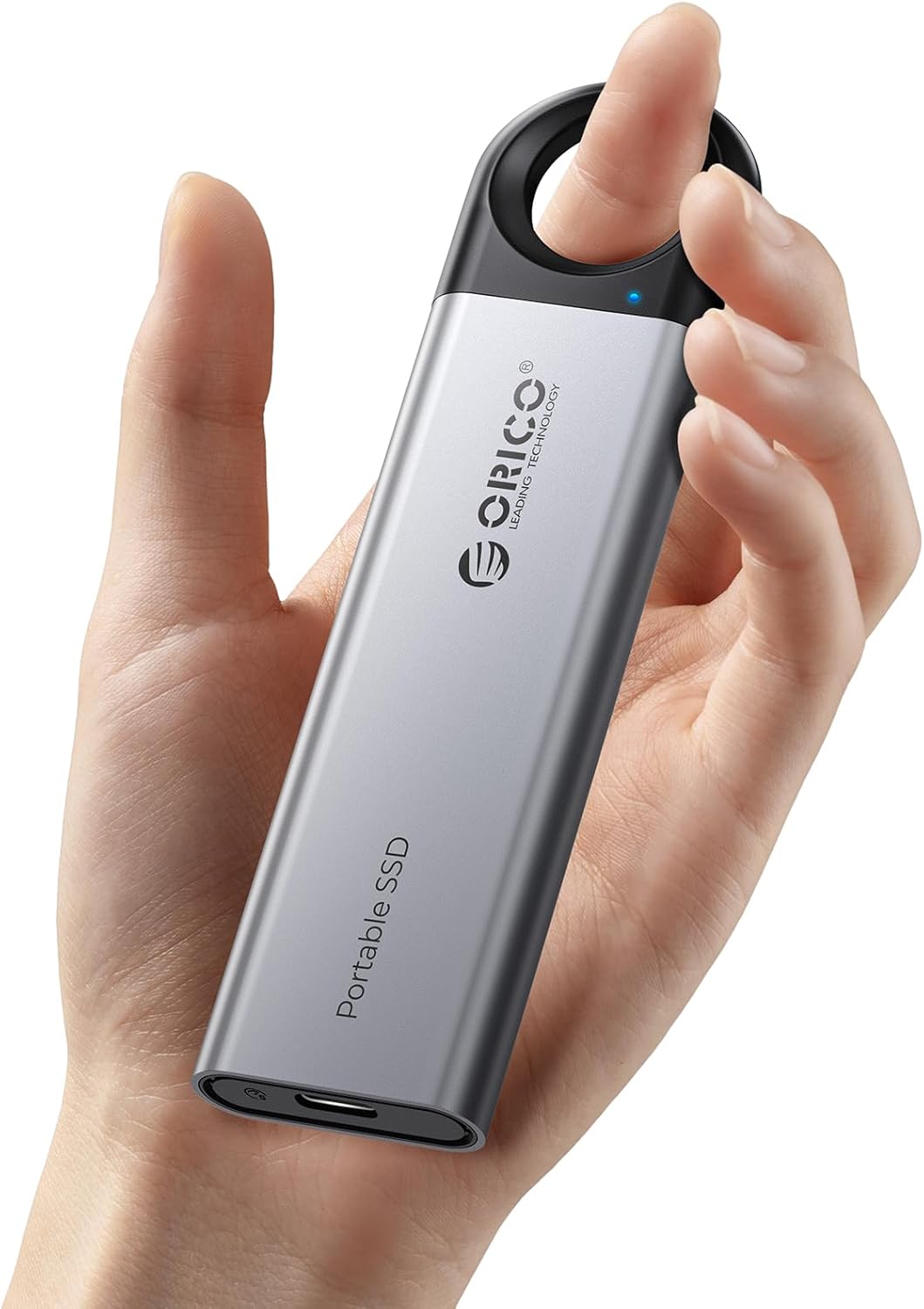高信頼性1TB外付SSD（最大1050MB/秒）タイプC・Aケーブル付ノートパソコン/スマホ/タブレット用 - C10