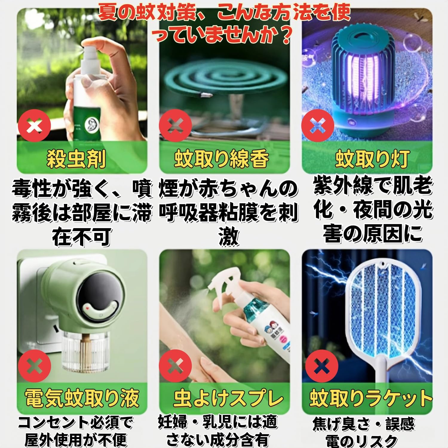 2025最新型 超音波虫除け器 USB充電式 携帯便利 15㎡有効範囲 無臭・無毒 蚊忌避 安心旅行用 (ホワイト)