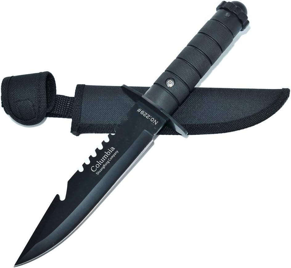 サバイバルナイフ 専用収納ケース付き 登山・キャンプ・フィッシング用