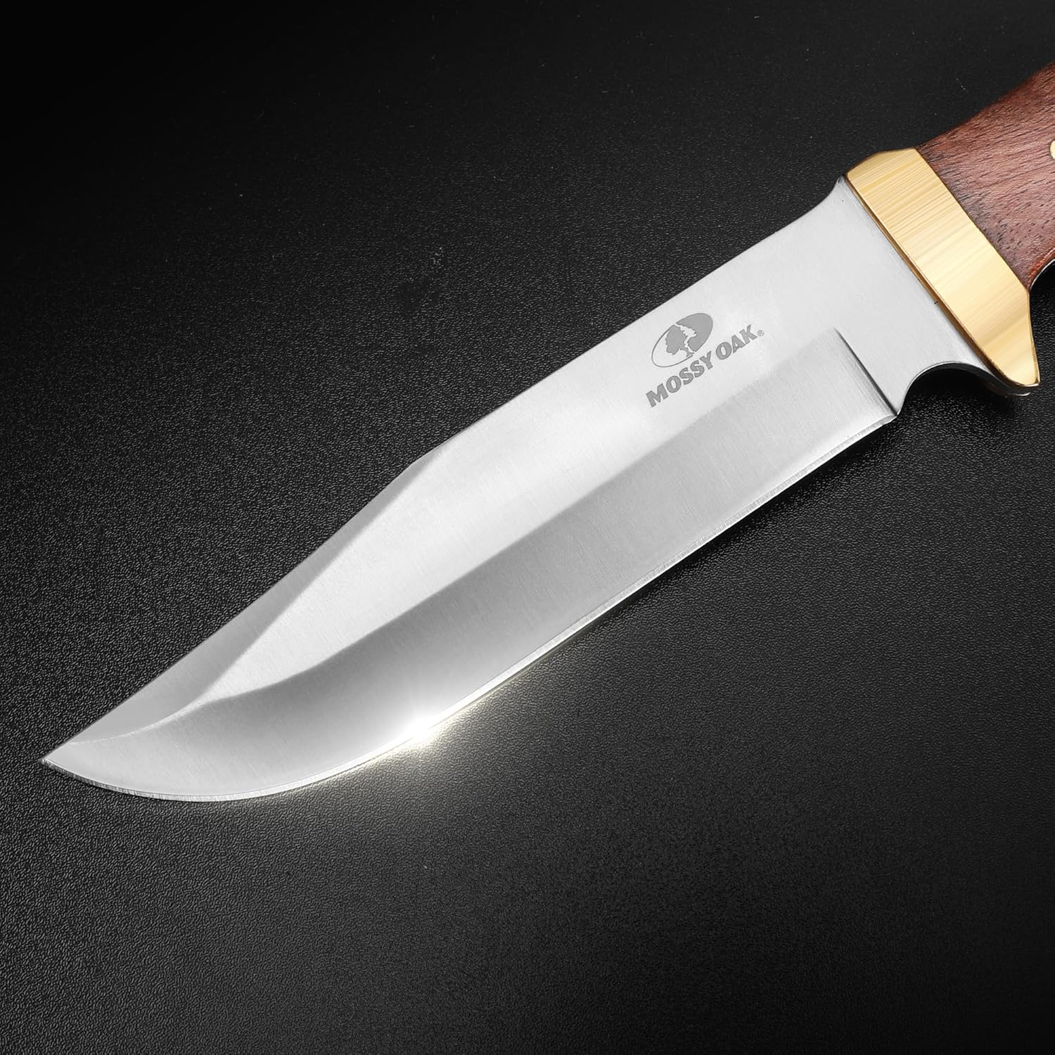 アウトドアナイフ フルタング構造 天然ウッドハンドル シース付き 275mm