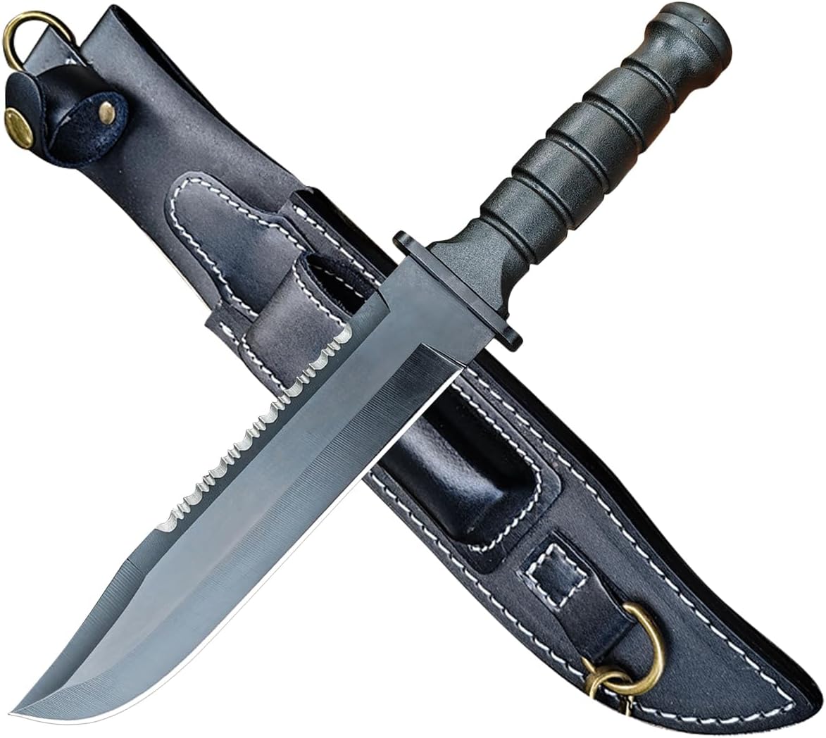 サバイバルナイフ 黒面神 8Cr18MoV ステンレス鋼 G10ハンドル 刃渡り145mm