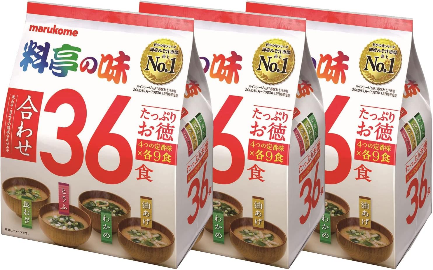 料亭の味 マルコメの味噌 たっぷり36食×3個セット