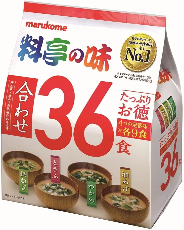料亭の味 マルコメの味噌 たっぷり36食×3個セット