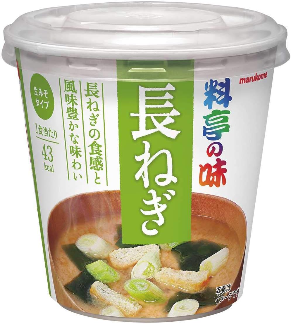 料亭の味 長ねぎ 即席味噌汁 1食×6個