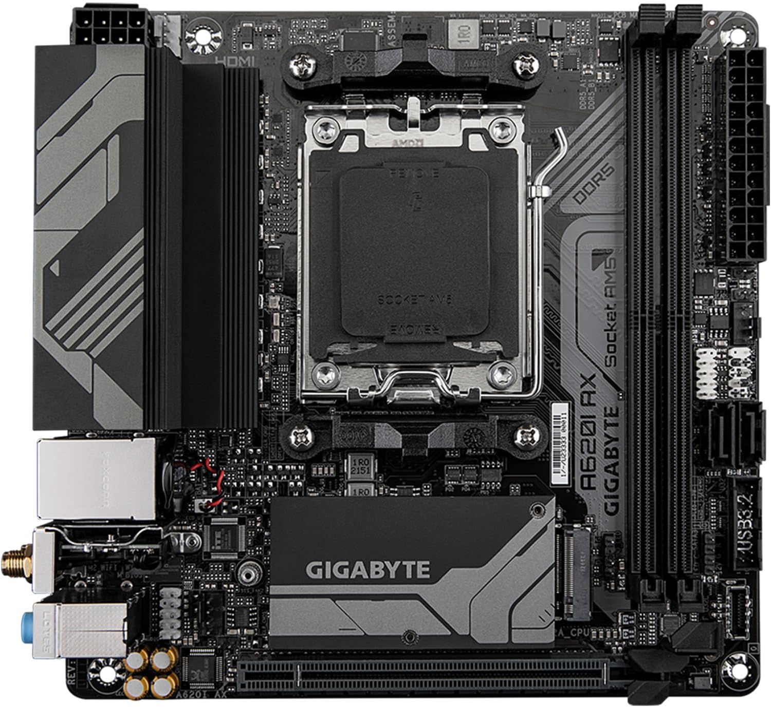 GIGABYTE A620I AX マザーボード Mini-ITX [AMD A620チップセット]