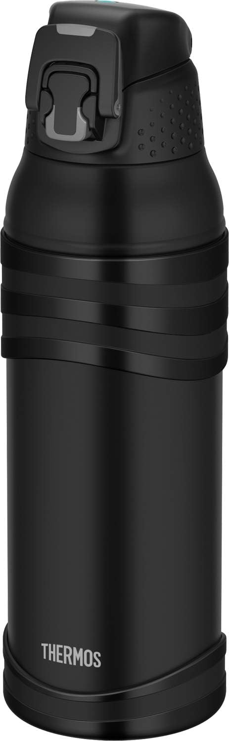 保冷専用マットブラックの真空断熱スポーツボトル 1L