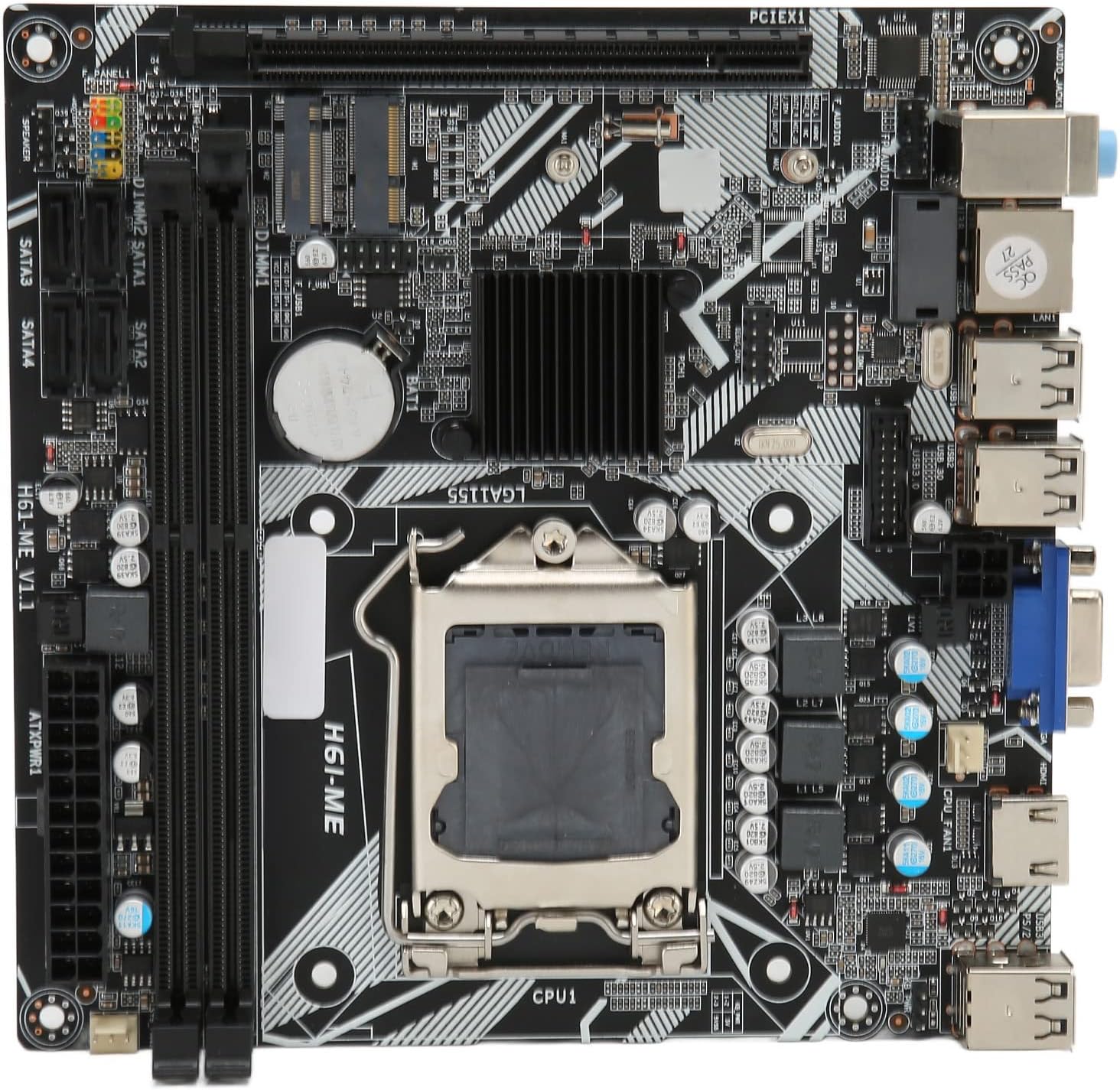 H61 ME Mini ITX マザーボード DDR3 LGA 1155 NVMe M.2 WiFi対応