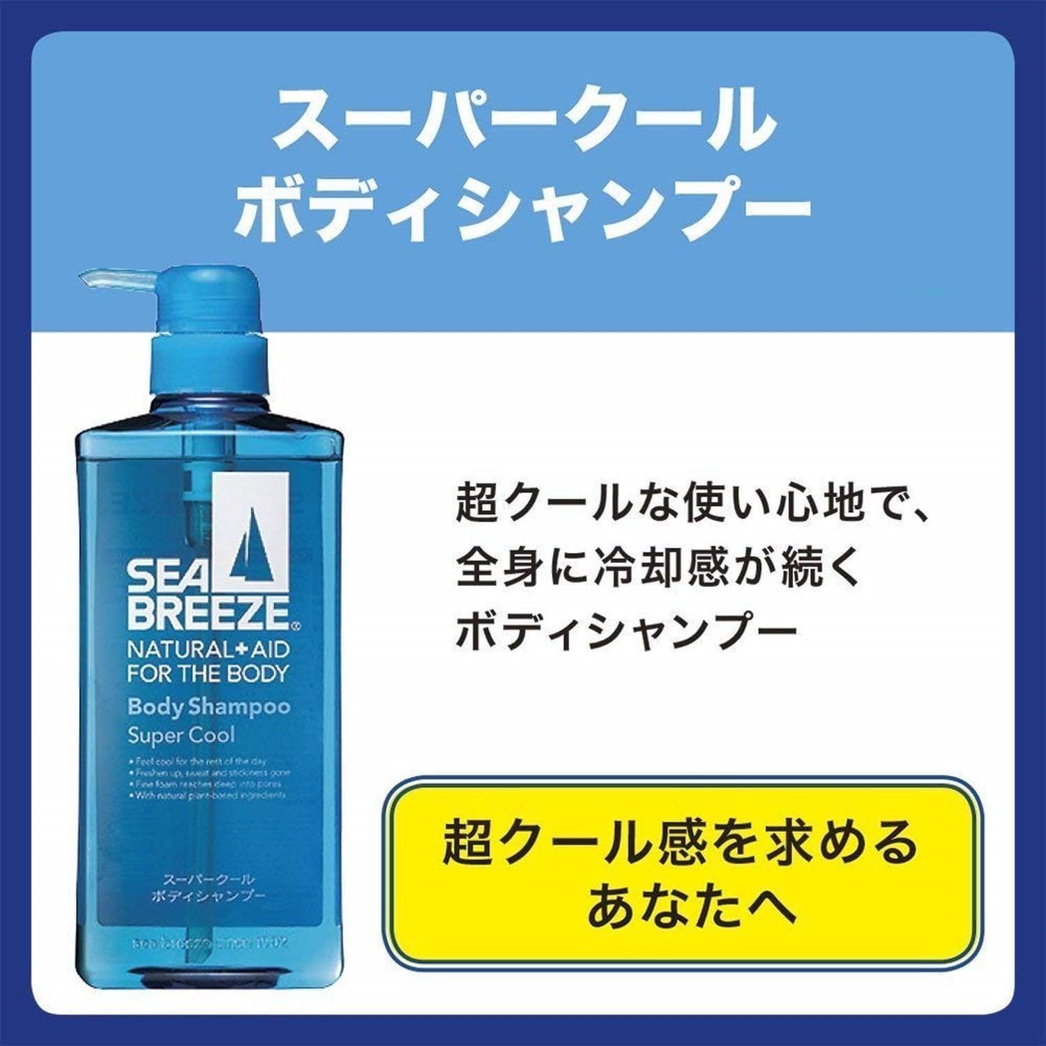 シーブリーズ スーパークール ボディシャンプー 600ml