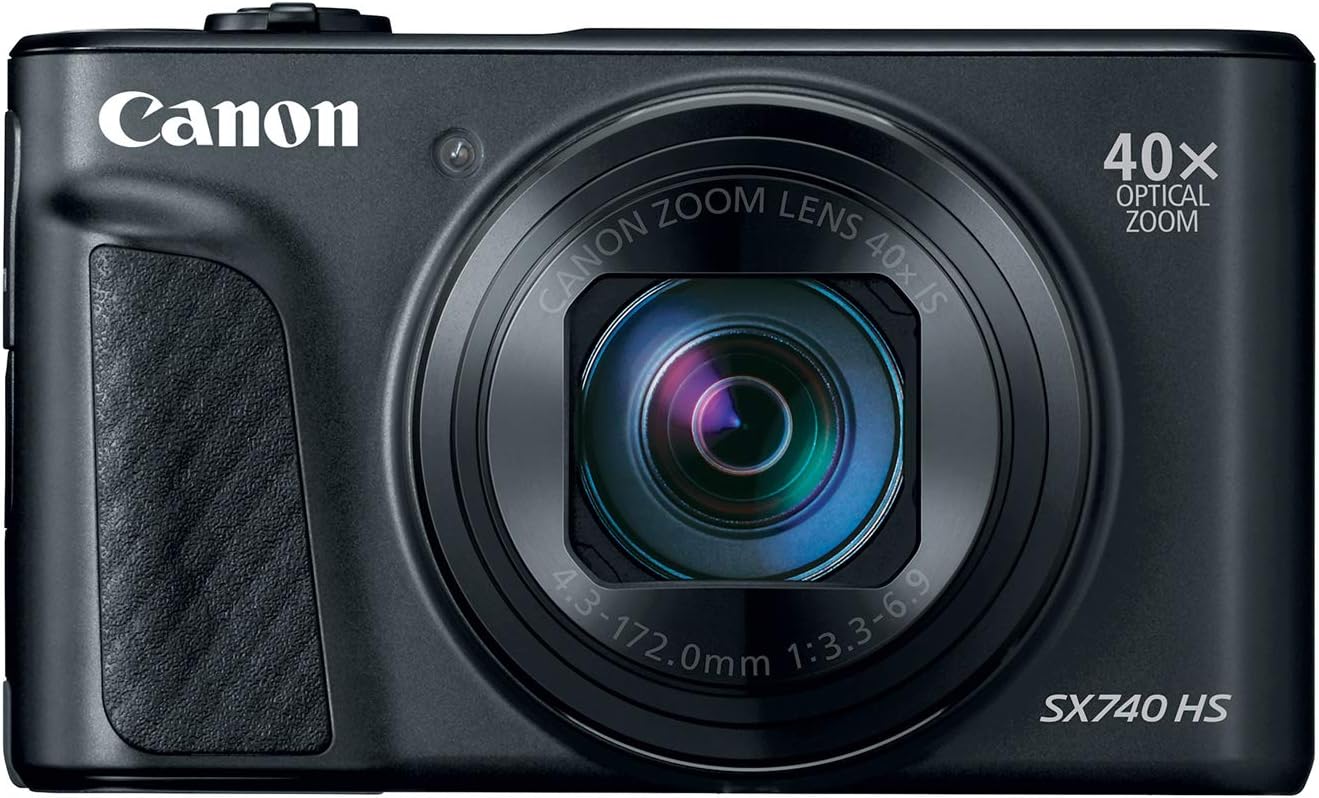 パーソナル用コンパクトデジタルカメラ PowerShot SX740 HS ブラック 40倍ズーム・4K動画・Wi-Fi対応