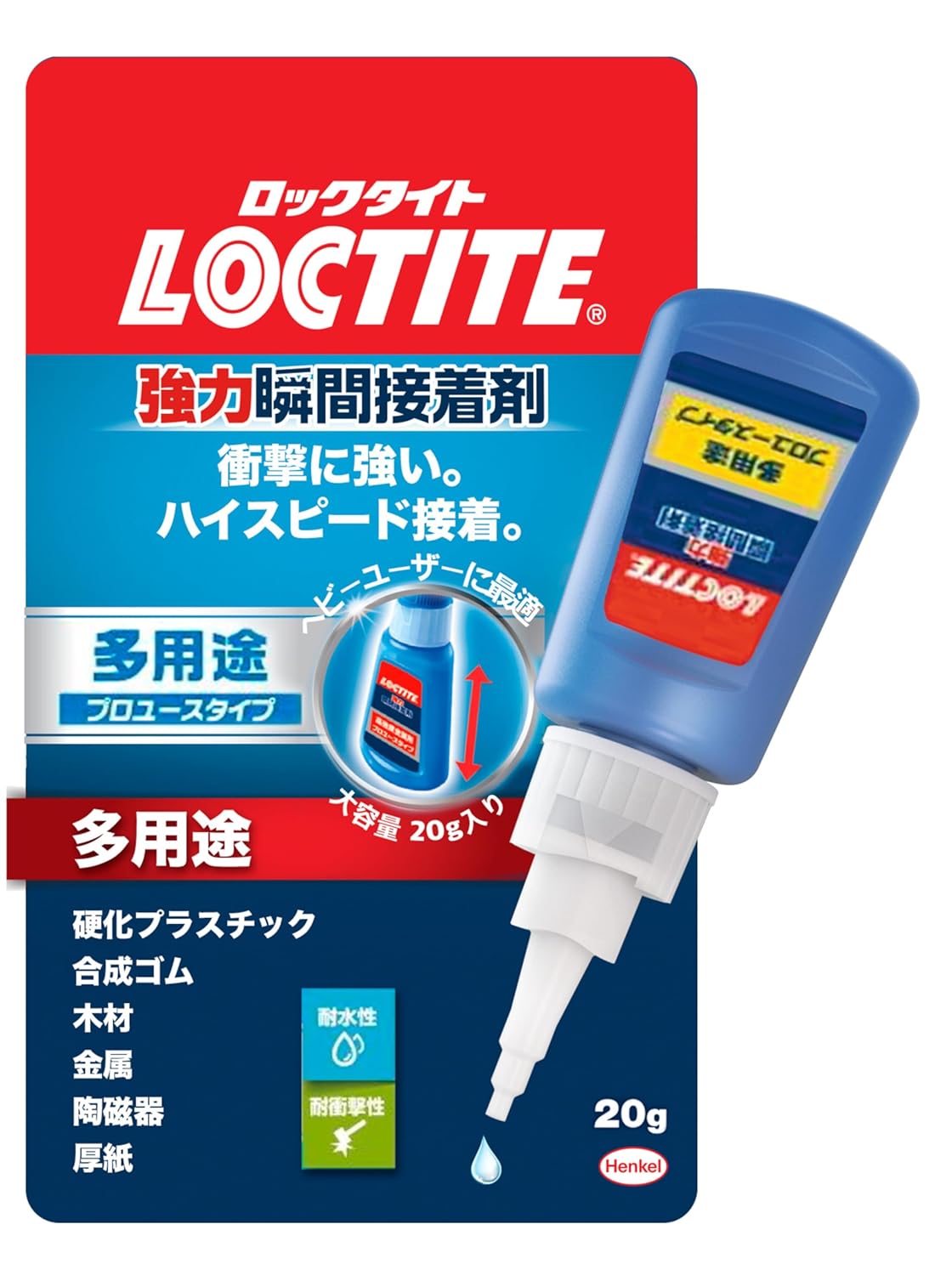 プロユース強力瞬間接着剤20g - 模型・アクセサリー・木材・陶磁器用