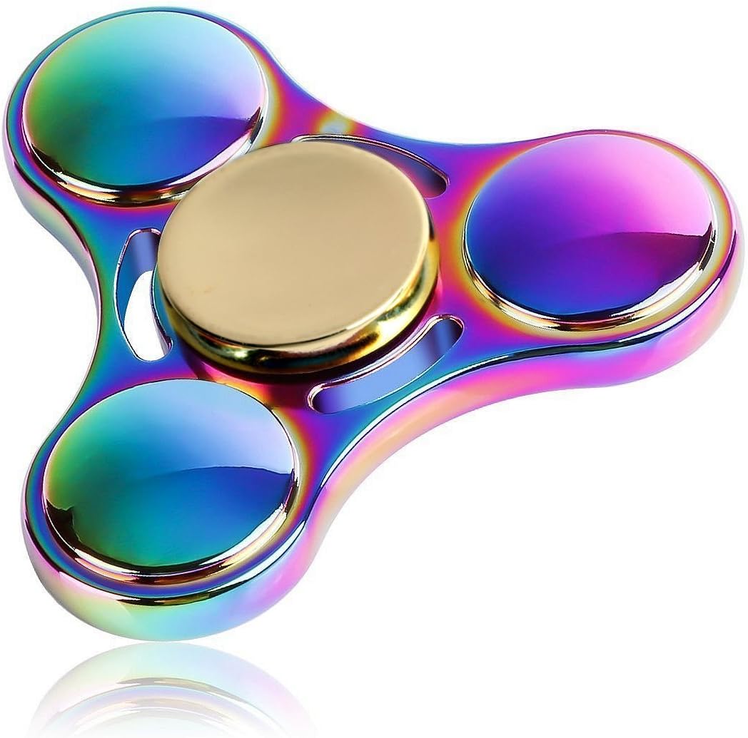 ストレス解消・集中力UP!虹色ハンドスピナー(子供・大人向け)