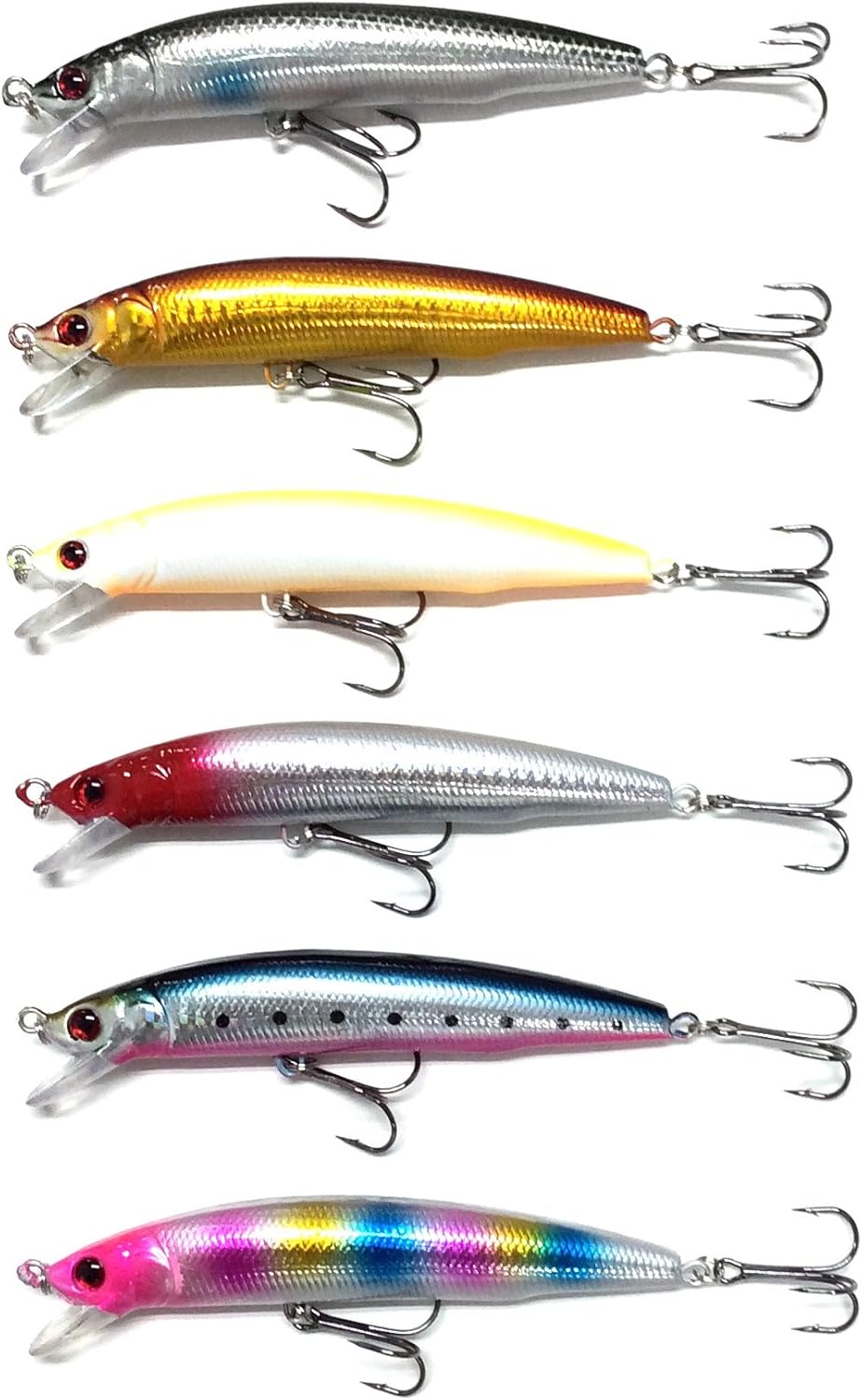 シーバス・ヒラメ用オルルド釣具 ルアーセット6個入り 11.5cm 18g
