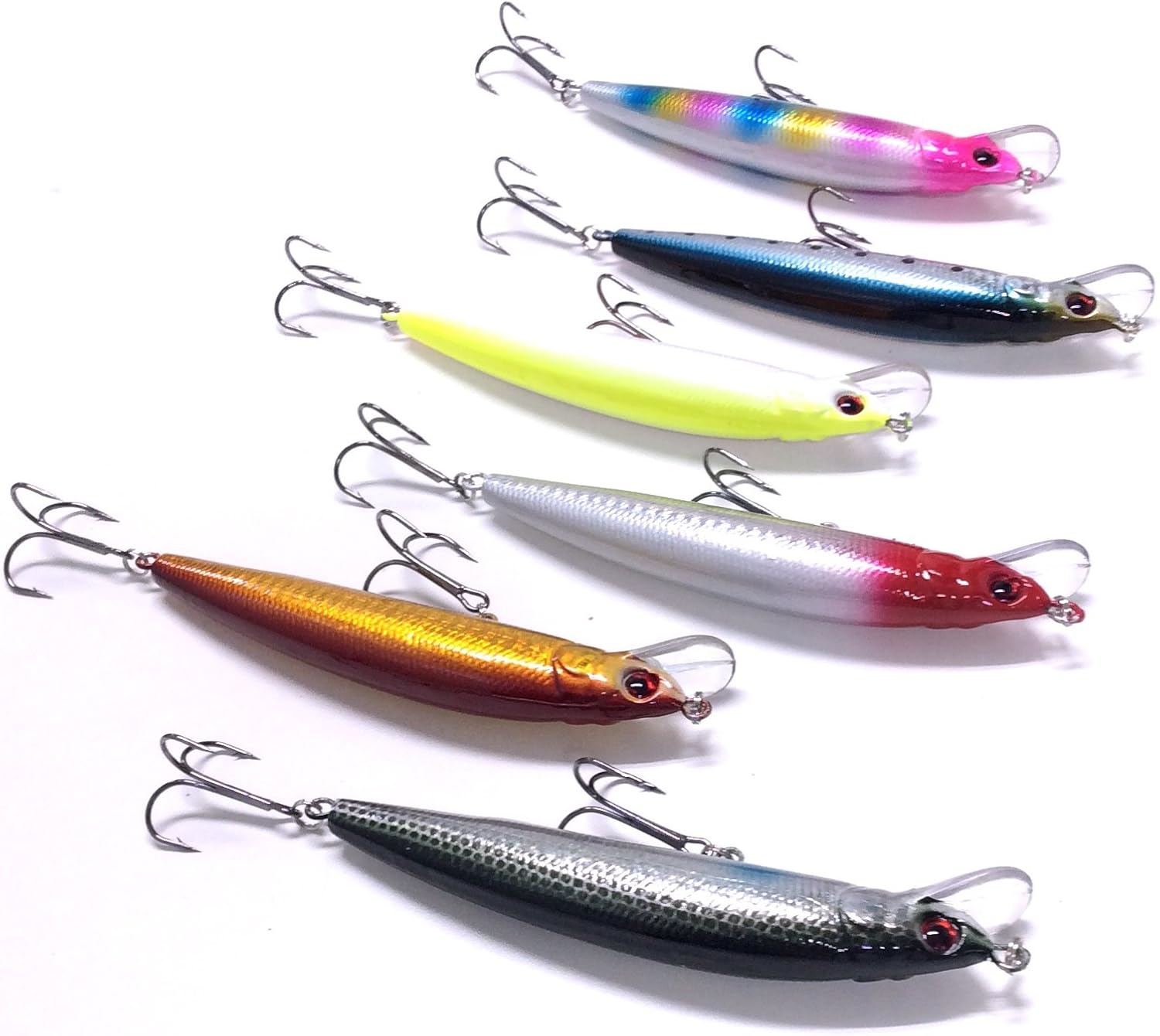 シーバス・ヒラメ用オルルド釣具 ルアーセット6個入り 11.5cm 18g