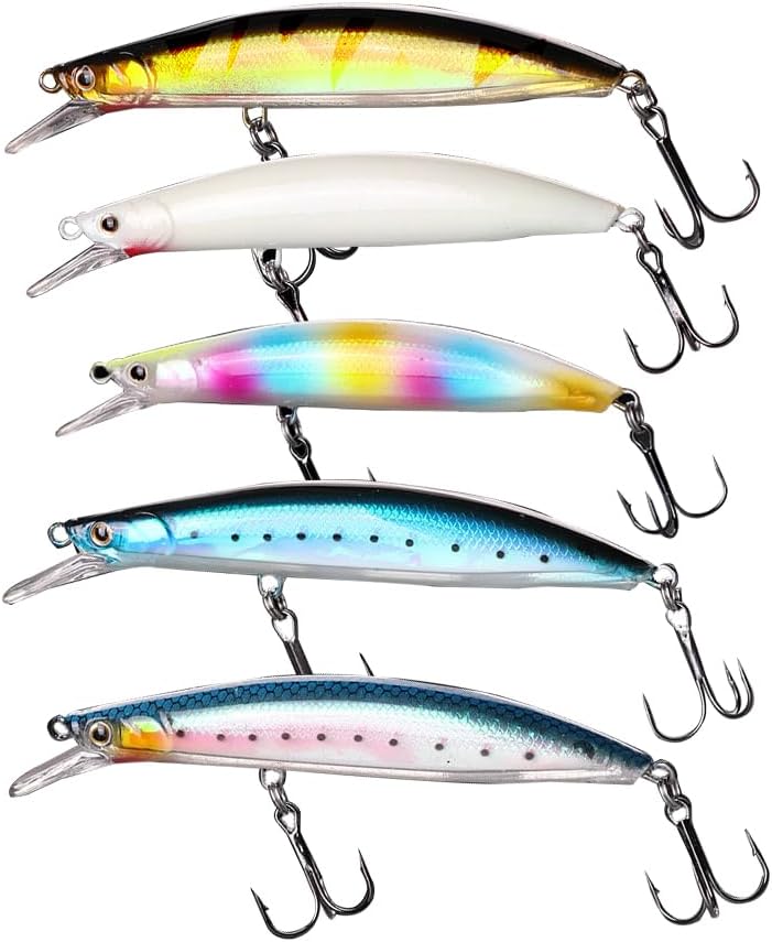 青嵐ルアーセット シーバス・ヒラメ用フローティングミノー釣り具