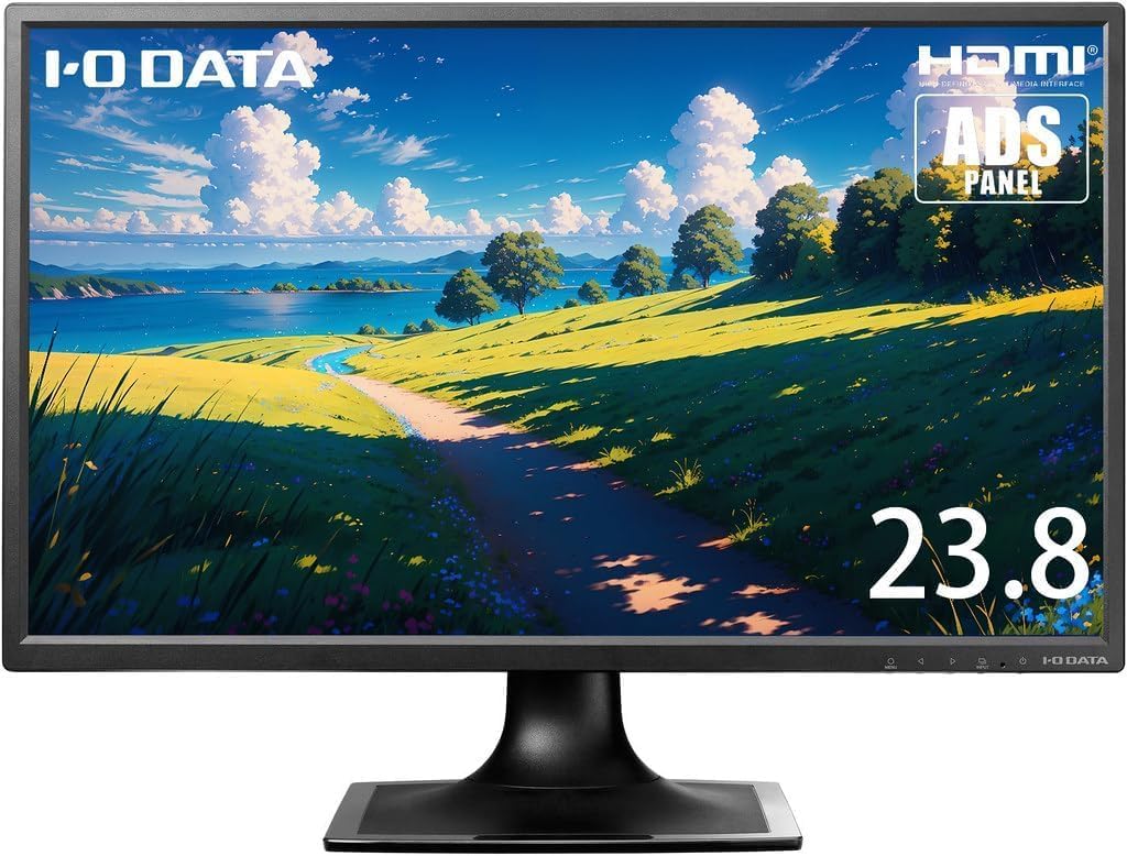 フリッカーレス 23.8型液晶ディスプレイ ブラック HDMI対応（整備済み品）