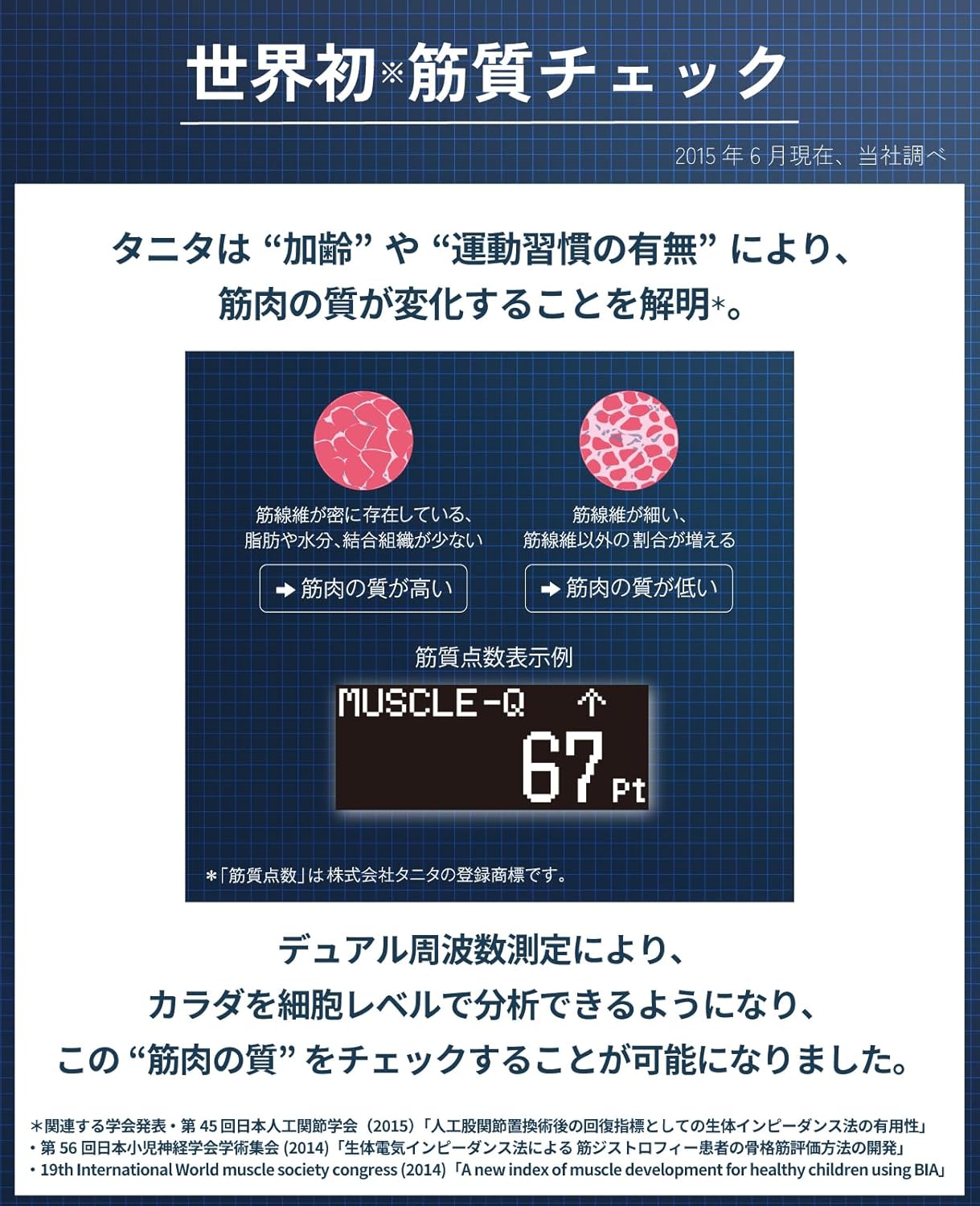 筋肉の質が分かる体組成計（スマホ連動・日本製・ゴールド）