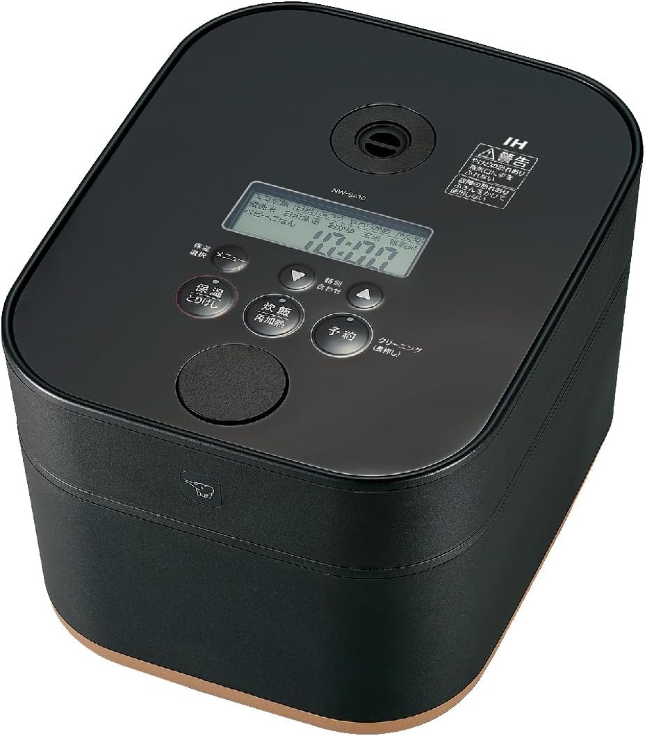 IHタイプ炊飯器 5.5合 ブラック 日本製 象印マホービン NW-SA10-BA