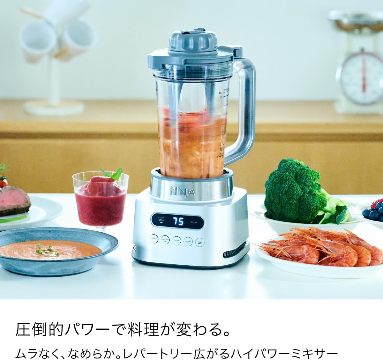 圧倒的パワーのNinjaミキサー Twisti SS151J 大容量8枚刃 スムージー・ジュース作り用