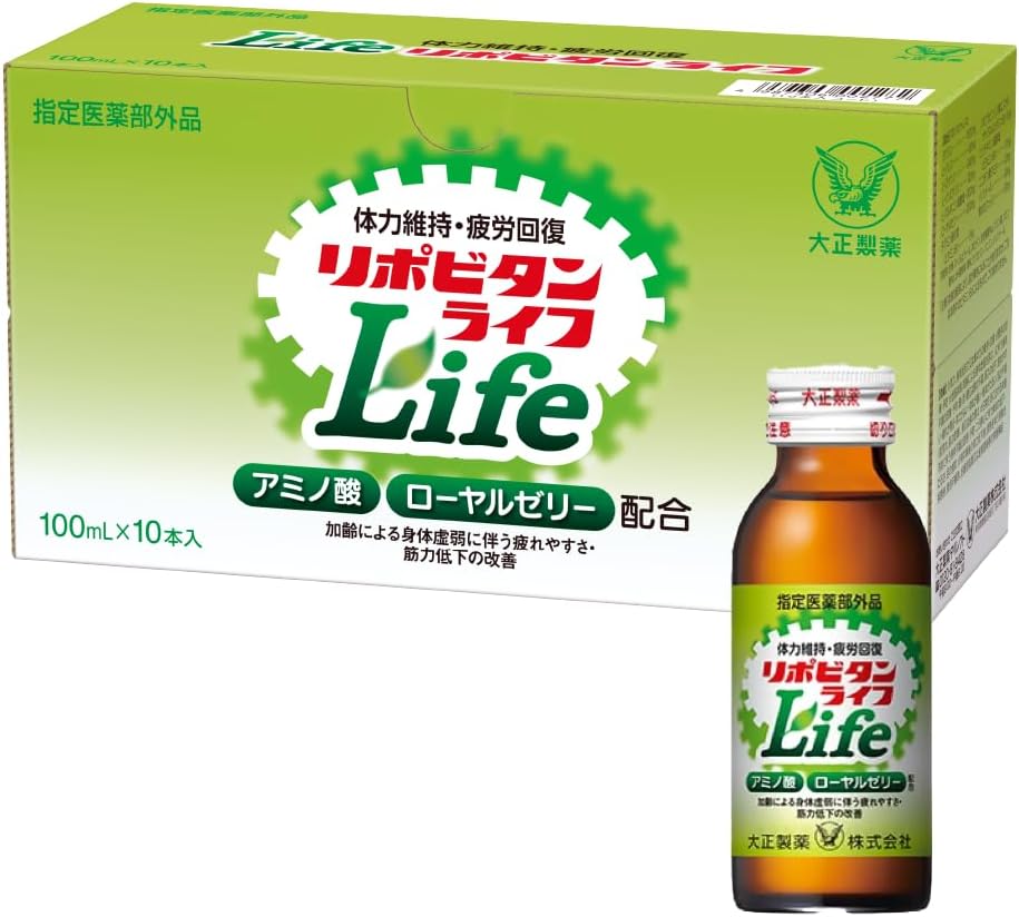 リポビタンライフ 〔指定医薬部外品・疲労回復・100mL×10本〕