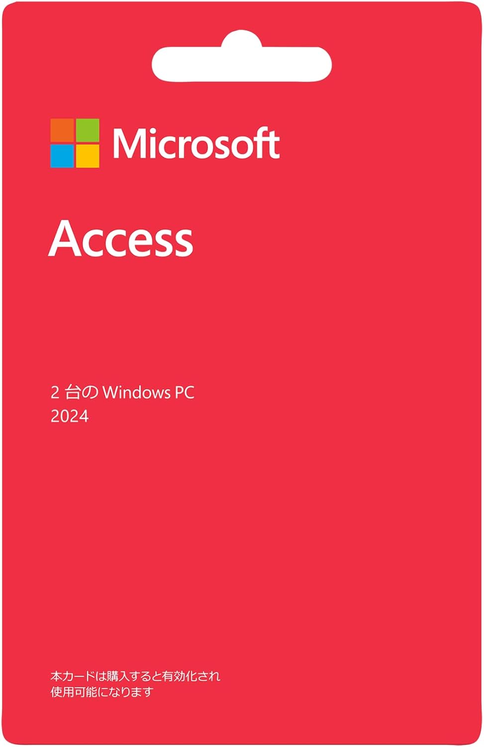 Microsoft Access 2024 永続版 | カード版 | Windows 11/10 対応 | 2台用
