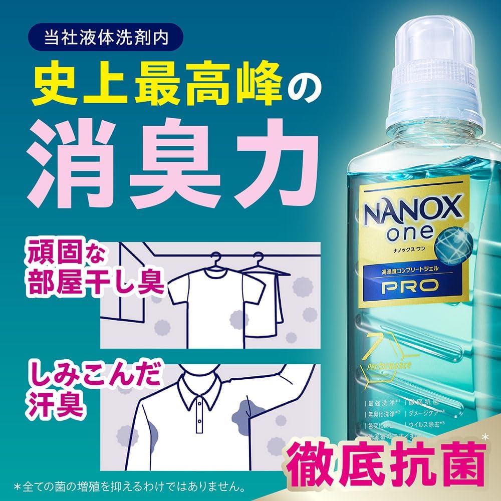 詰替メガジャンボ1730g NANOXone(ナノックスワン) 洗濯洗剤 - 高洗浄・消臭力、抗菌・ウイルス除去