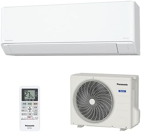 エオリア 8畳対応 Panasonic 2.5kW ルームエアコン 冷暖房除湿タイプ CS-254DFL W クリスタルホワイト