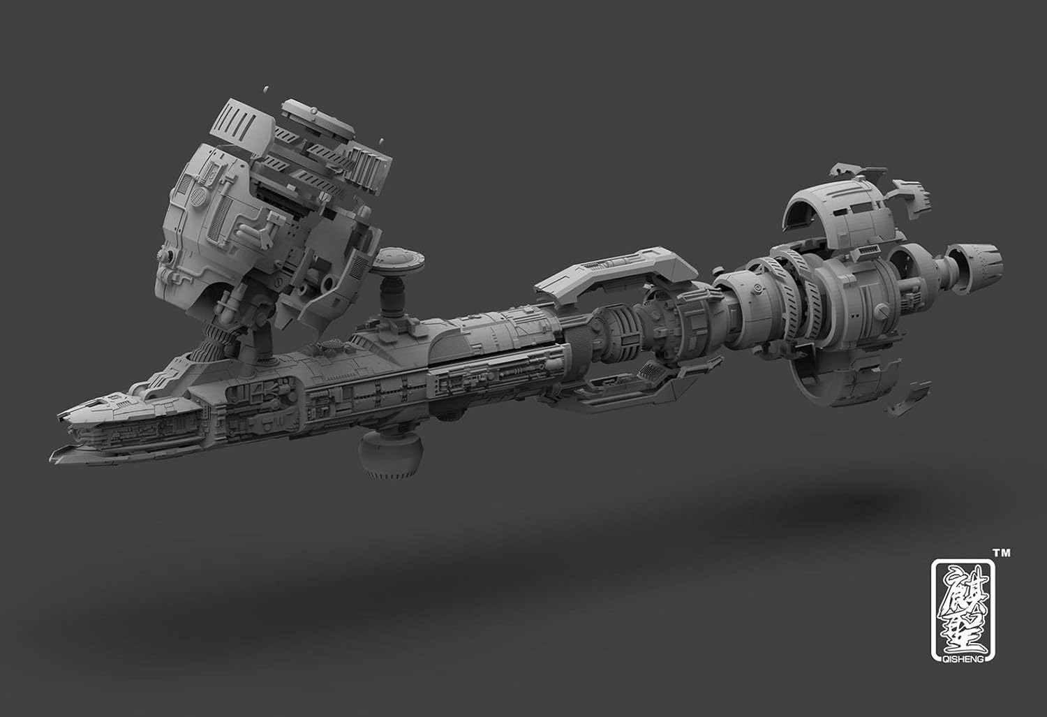 ドリームギア アーキテクト スペースシップ プラスチックモデル 全長約272mm