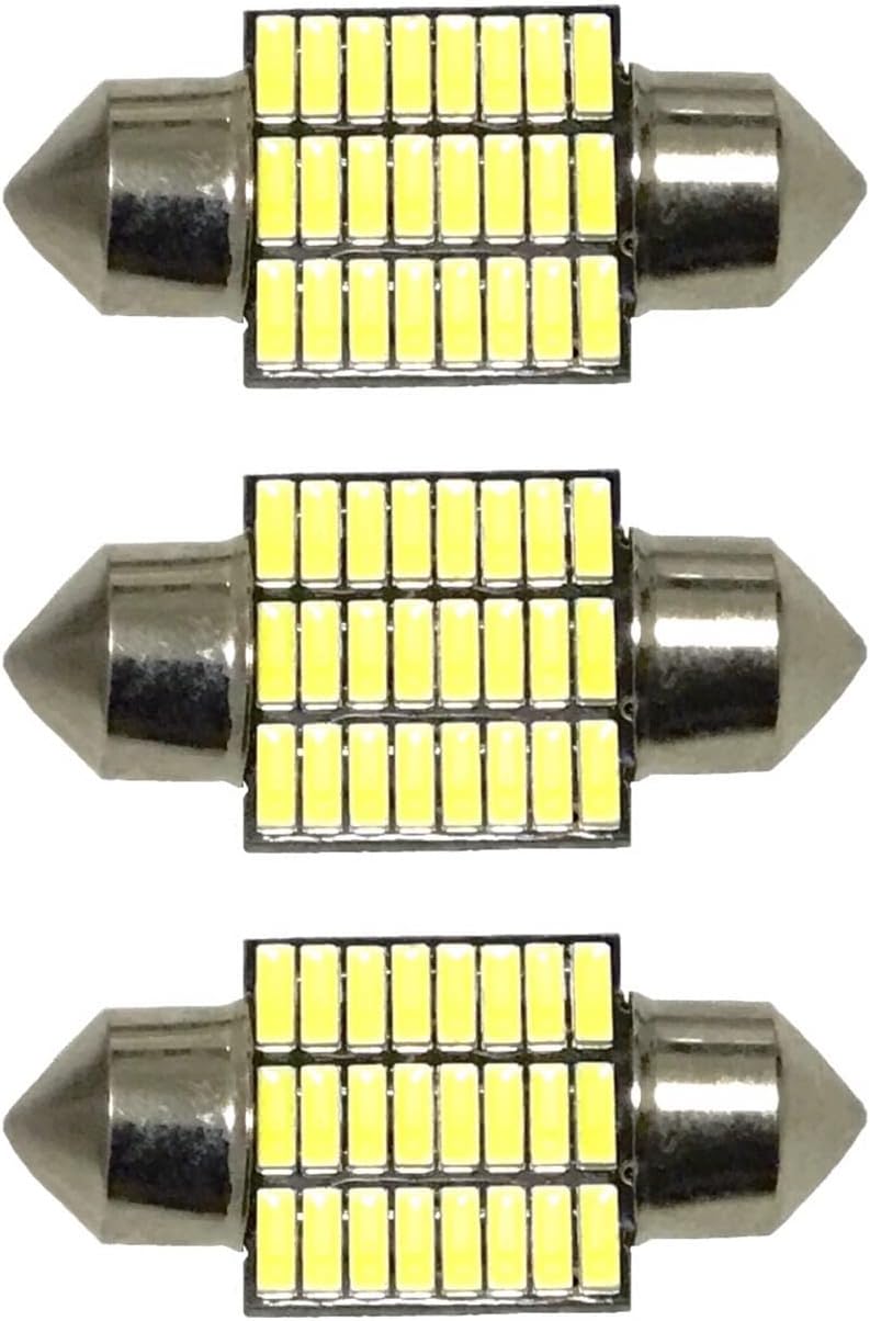 デリカスペースギア用 T10 LEDルームランプ 3点セット 車内灯 ホワイト