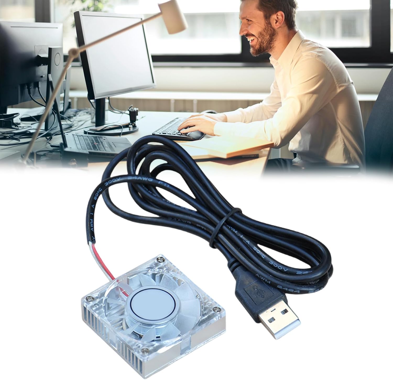 コンパクトPCケース用ハイパフォーマンスグラフィックスカードファンとヒートシンク