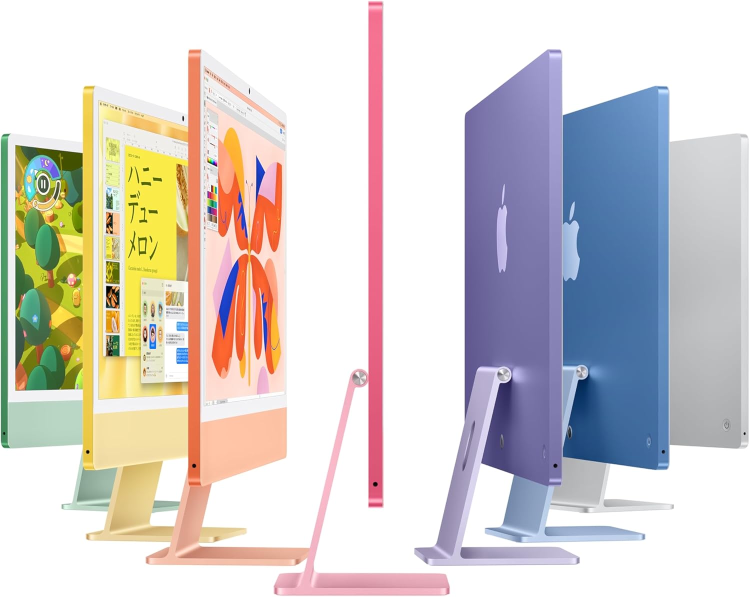 Apple 2024 iMac 24インチ Retina ディスプレイ、M4チップ（10コアCPU・10コアGPU）、16GBメモリ、512GB SSD、シルバー